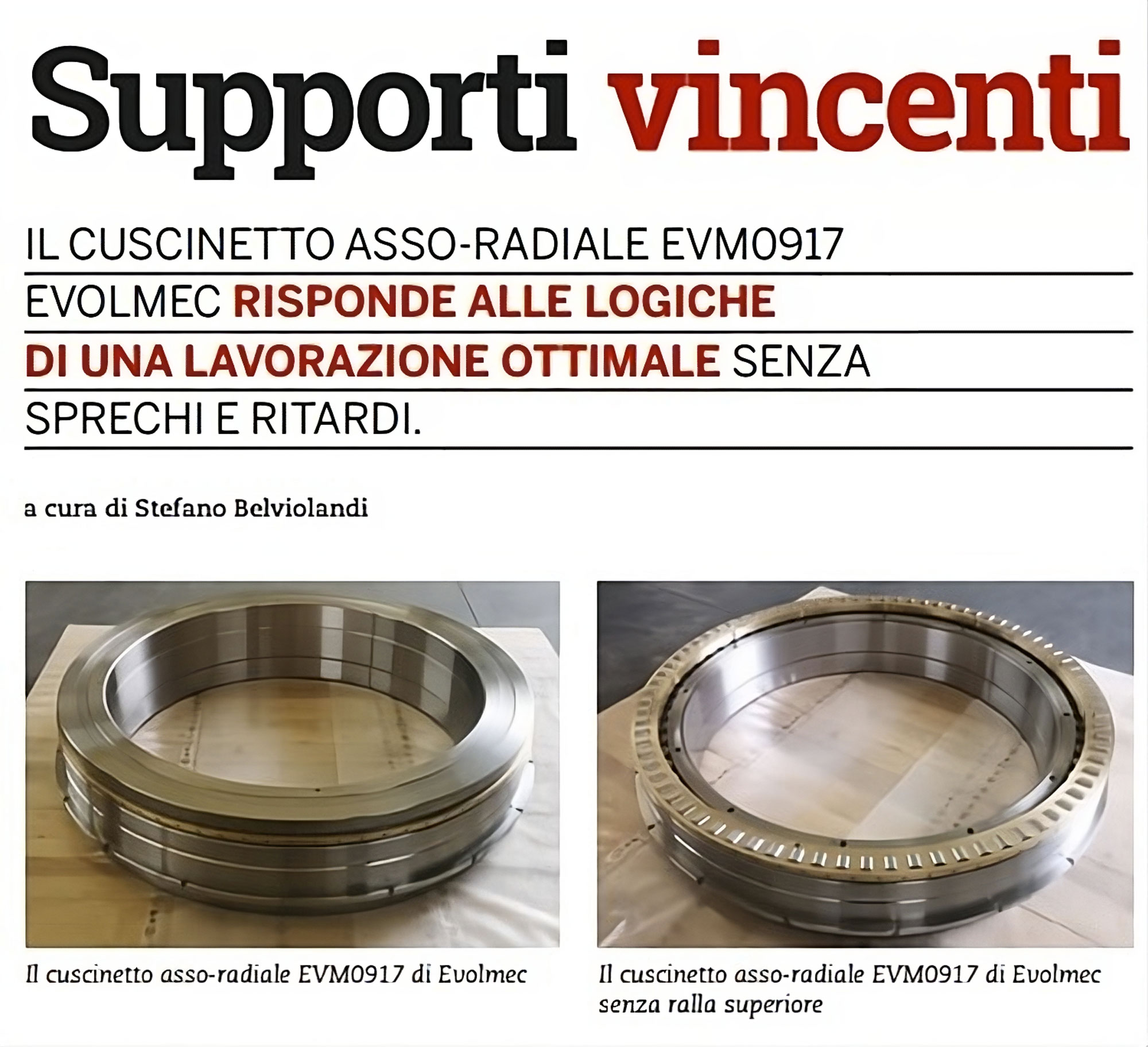 Cuscinetti volventi standard e speciali